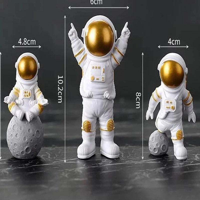 4 pçs Decoração Astronauta